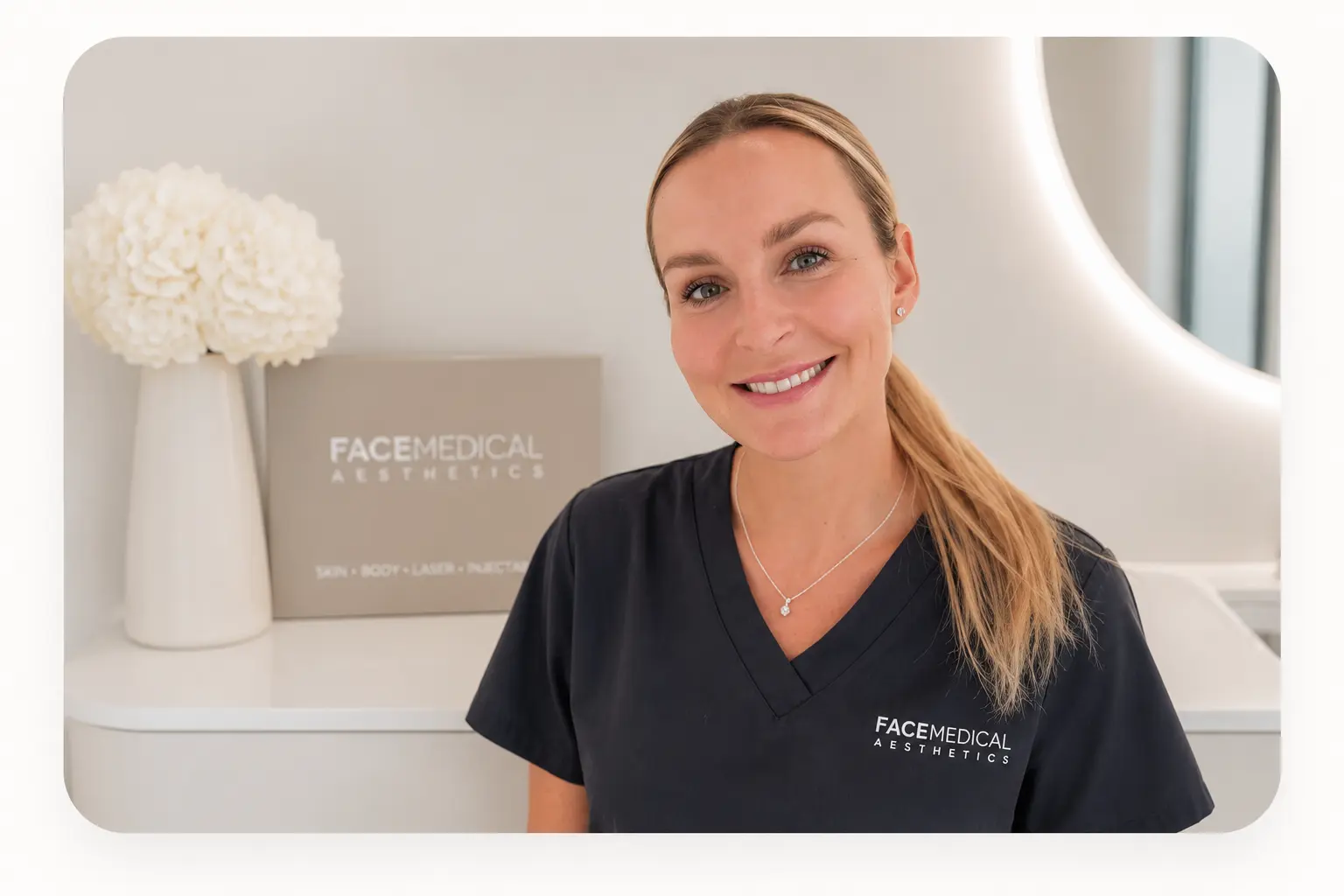 Danielle at Face Medical Aesthetics in Rotherham